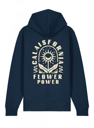 HOODIE ZIP FLOWER POWER