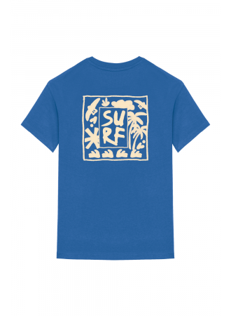 TSHIRT BLUE SURF ENFANT